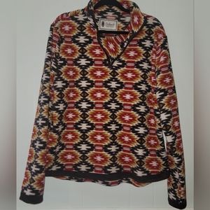Outback Trading Company XL Unisex Southwestern Aztec Westren Pullover Fleece 1/4